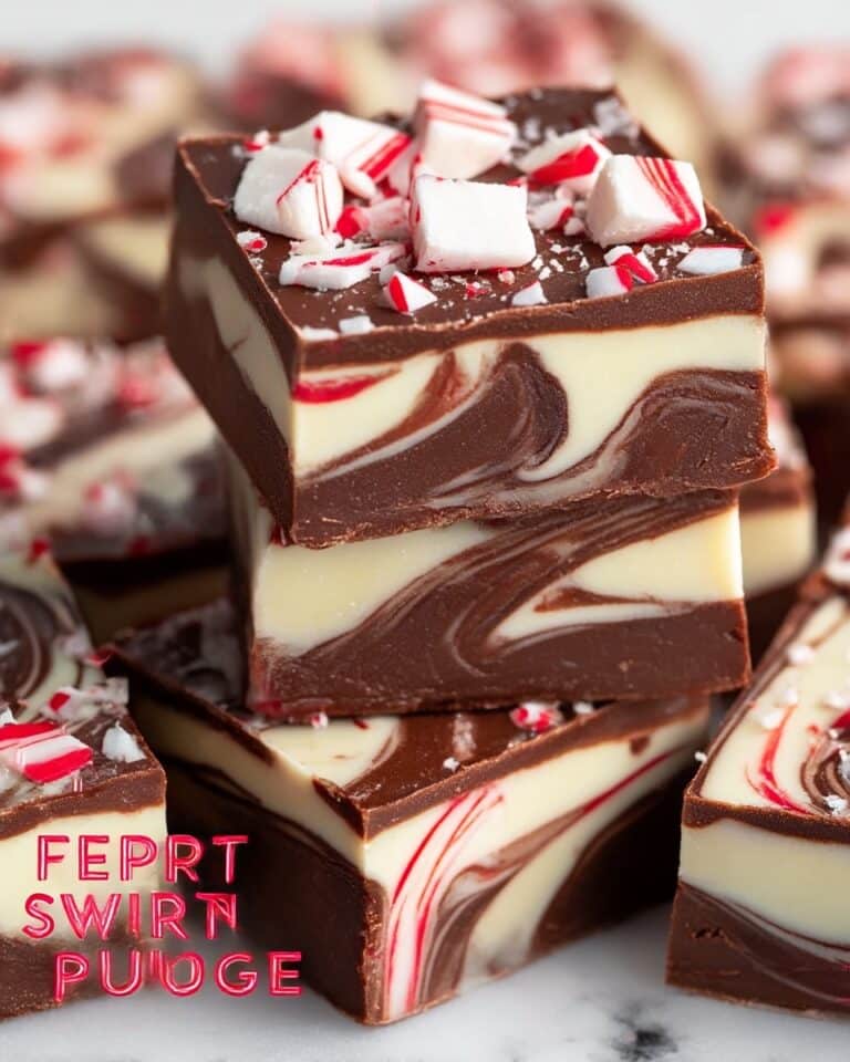 Peppermint Swirl Fudge Recipe