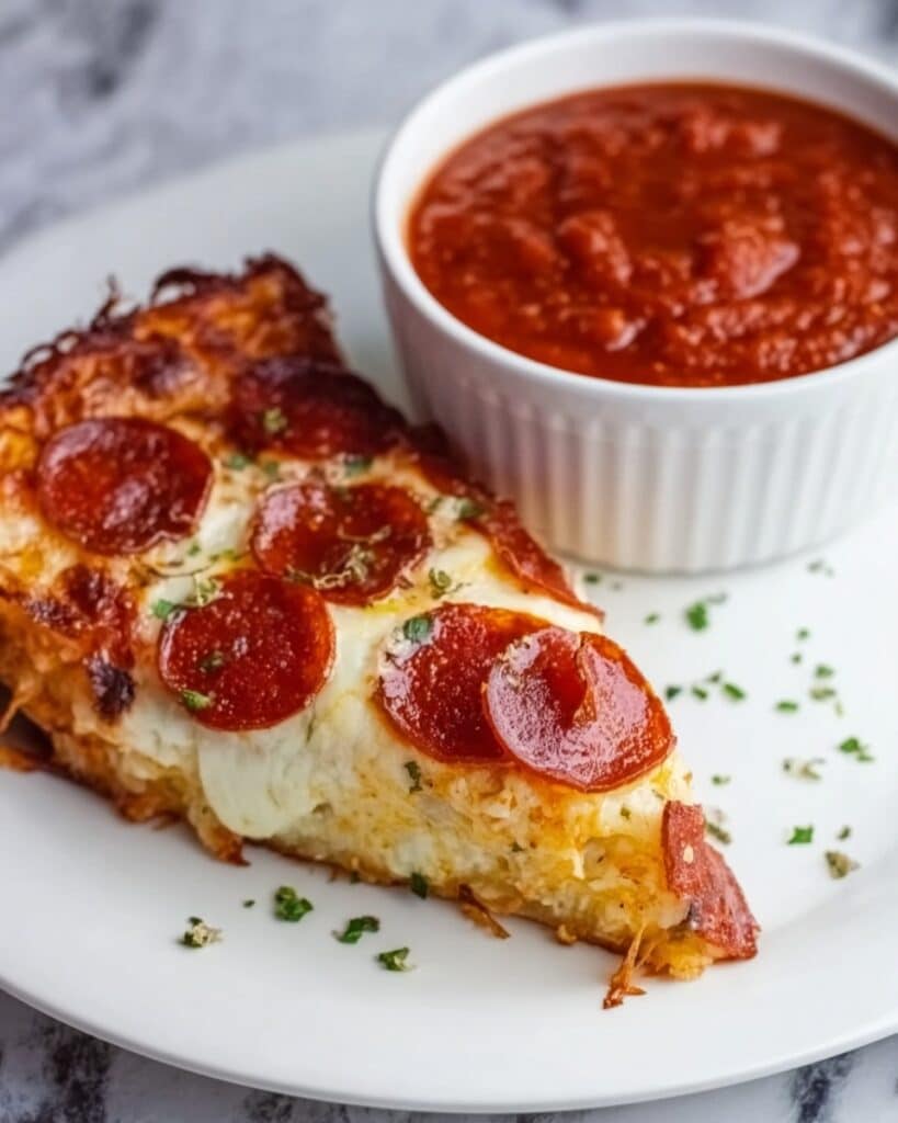 Pizza Style Cottage Cheese Bake Recipe