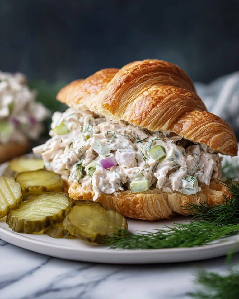 Savory Dill Pickle Chicken Salad Recipe