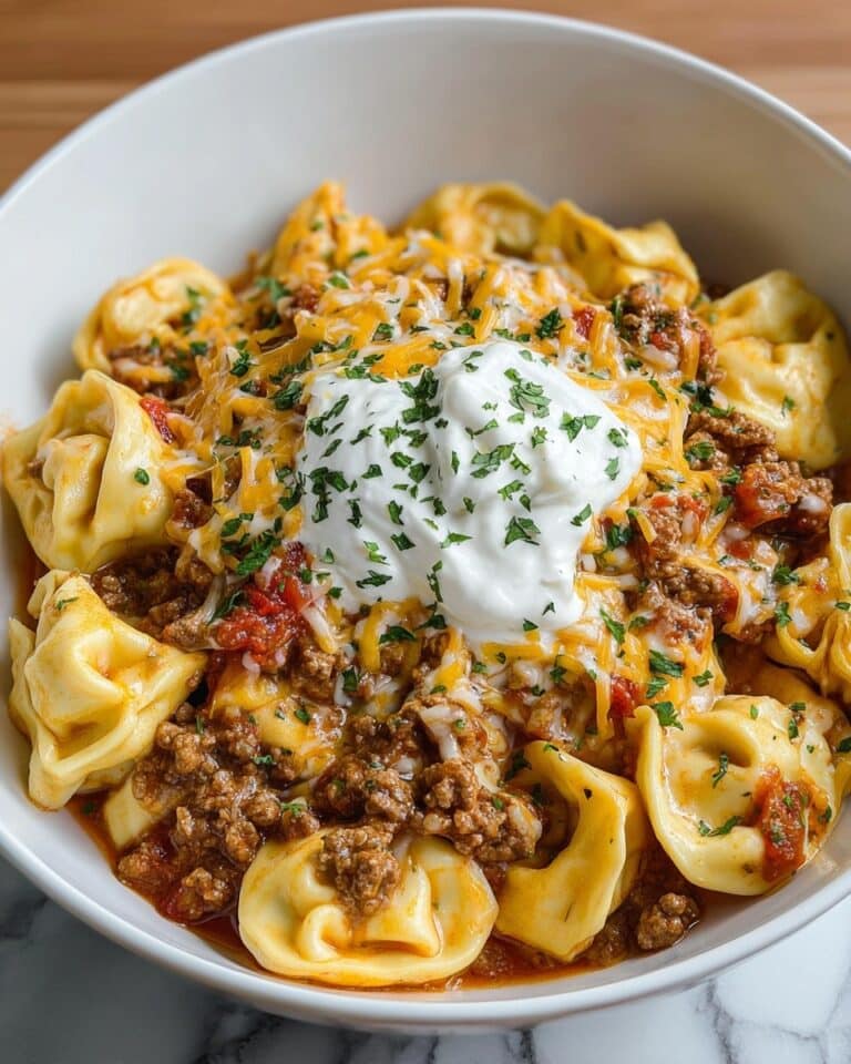 Cheesy Taco Tortellini Recipe