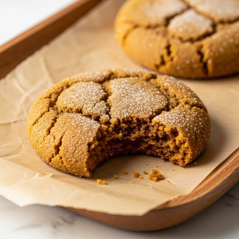 Chewy Pumpkin Spice Molasses Cookies Recipe
