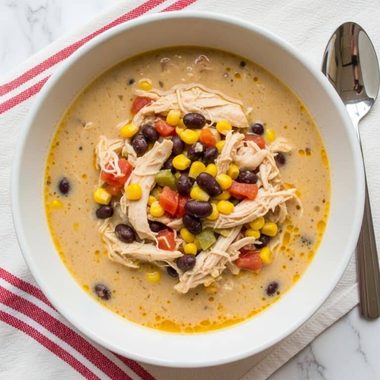 Easy Crock Pot Cream Cheese Chicken Chili Recipe