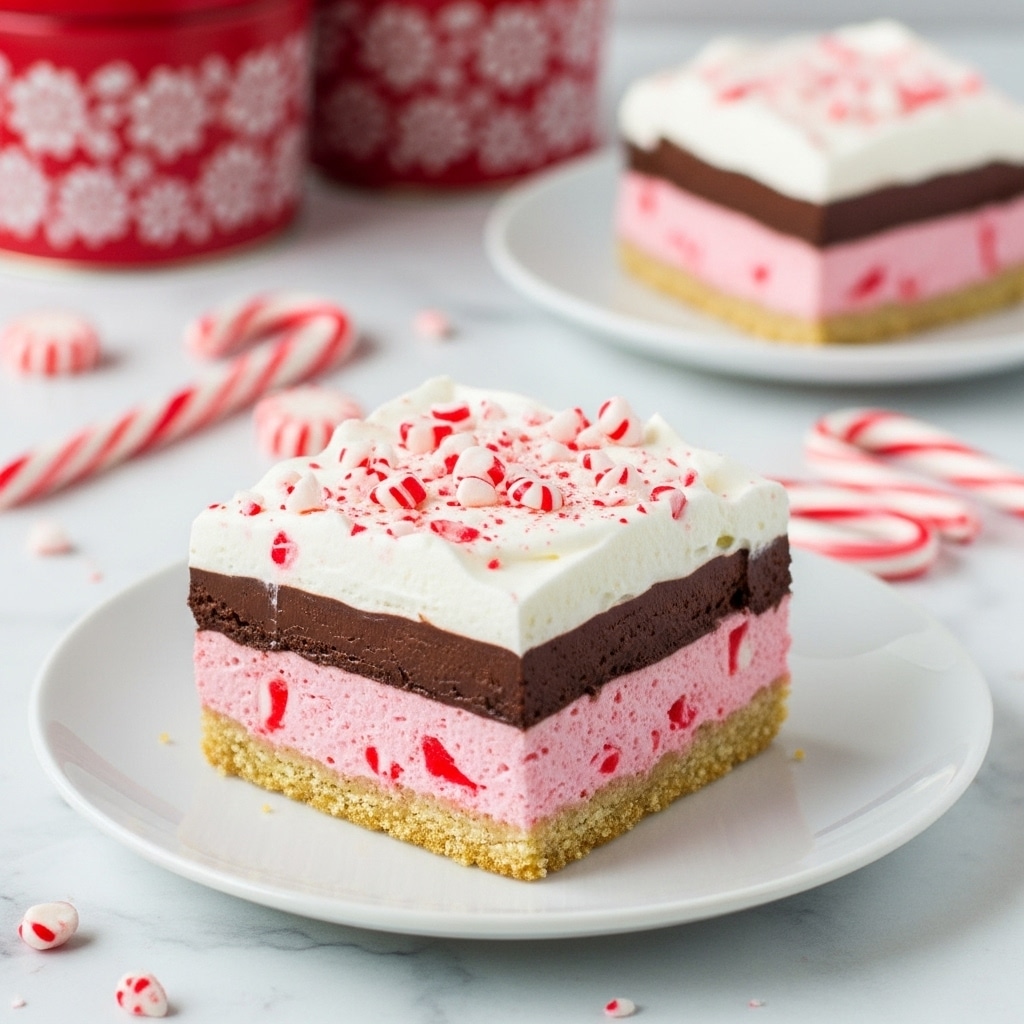 No-Bake Chocolate Peppermint Squares Recipe