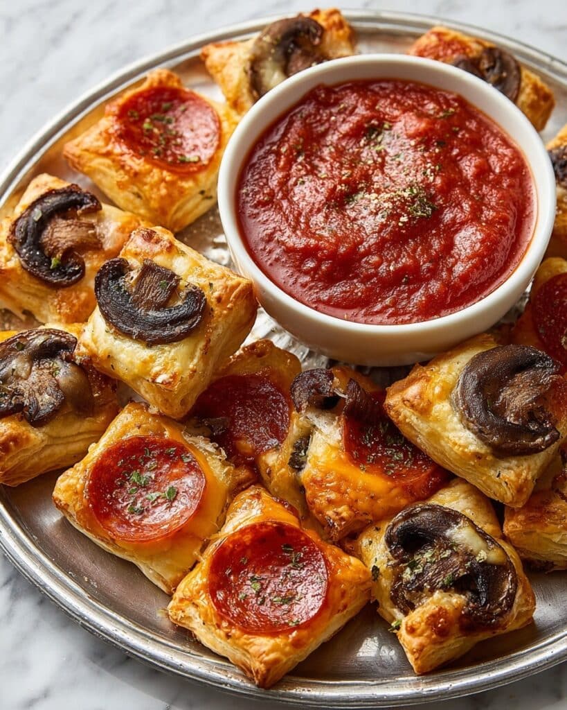 Puff Pastry Pizza Bites Recipe