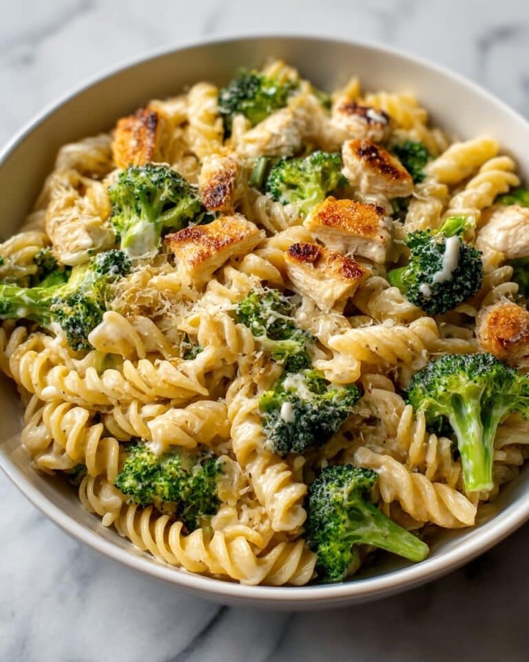 Creamy Rotisserie Chicken Broccoli Pasta Recipe