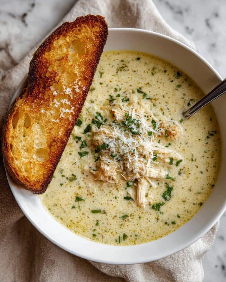Garlic Parmesan Chicken Soup Recipe