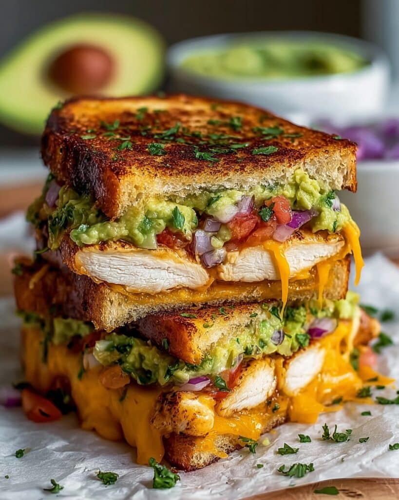 Chicken Avocado Melt Sandwich Recipe