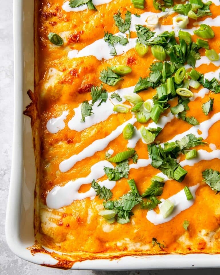 Buffalo Chicken Enchiladas Recipe