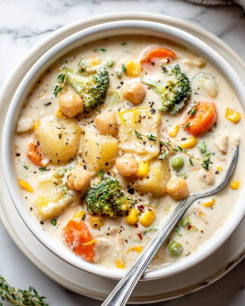Creamy Vegetable Soup Recipe