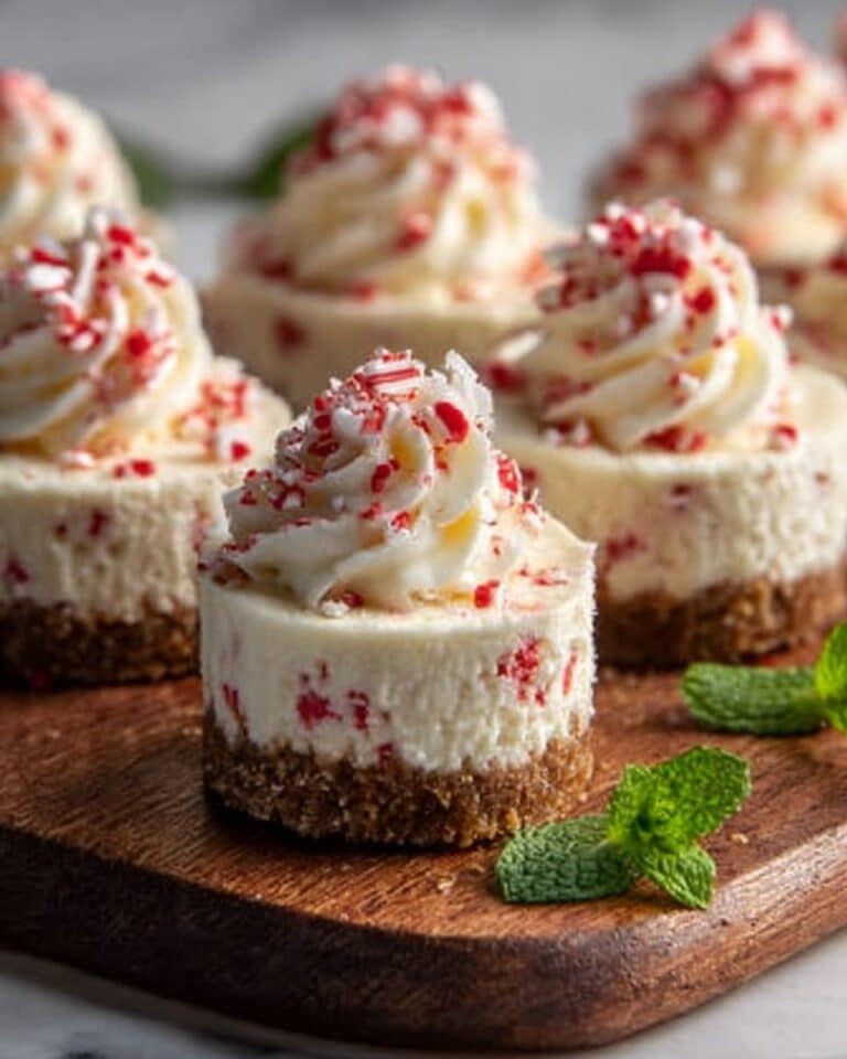No-Bake Peppermint Cheesecake Bites Recipe