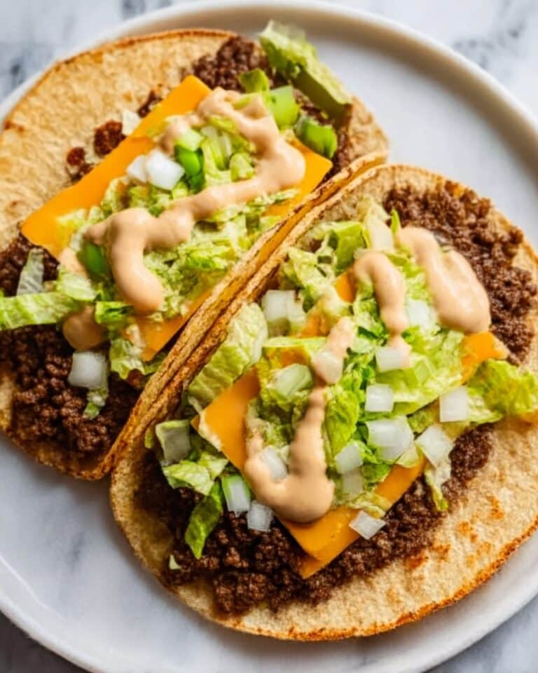 Smash Burger Tacos Recipe