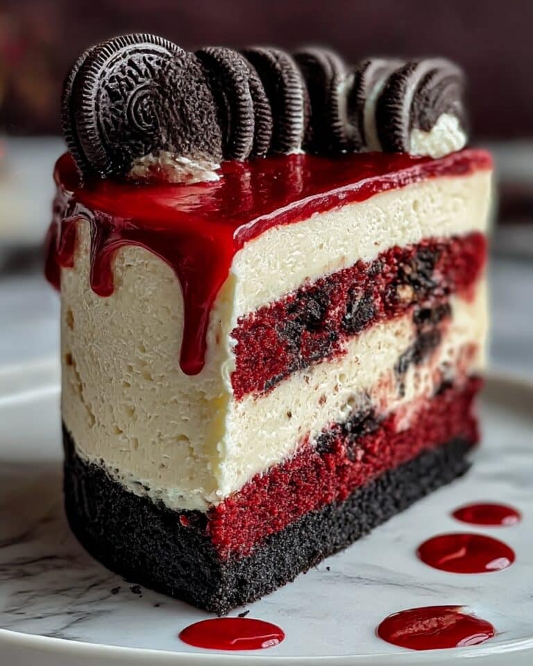 Red Velvet Oreo Cheesecake Recipe