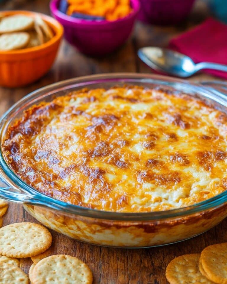 Creamy Baked Double Cheese and Onion Dip (Gluten-Free) Recipe