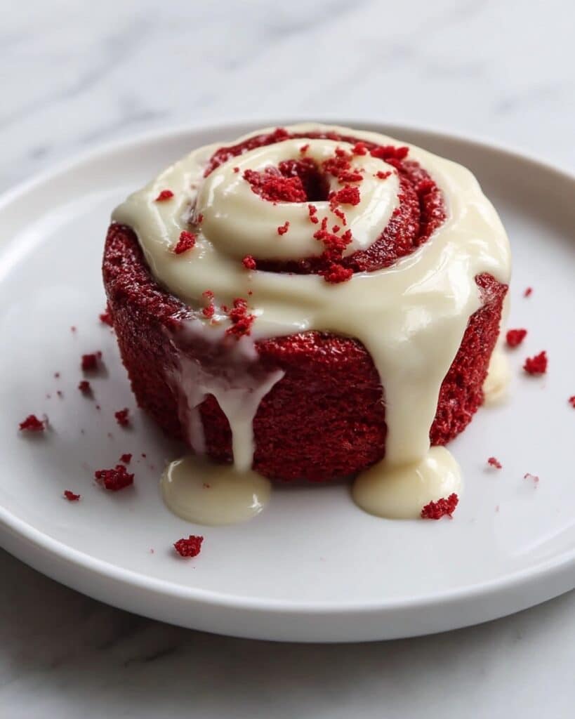 Easy Red Velvet Cinnamon Rolls Recipe