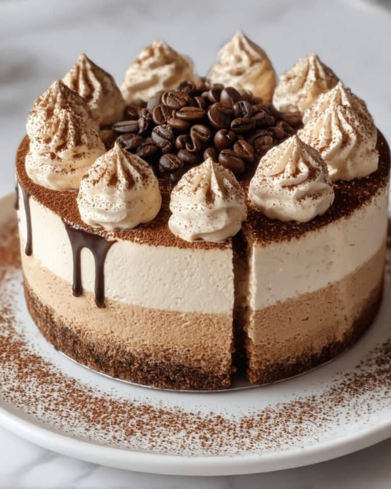 Tiramisu Cold Brew Coffee Cheesecake Recipe