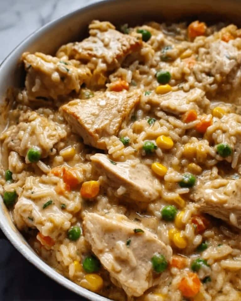 Instant Pot Creamy Chicken and Rice Recipe