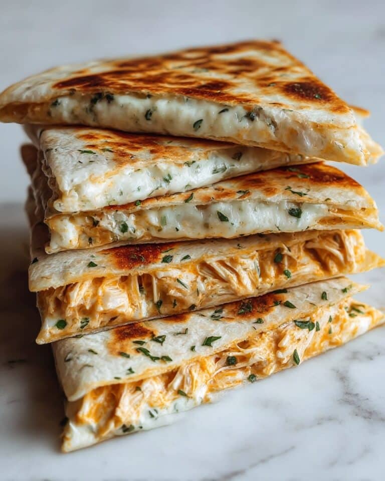 Protein Chicken Ranch Quesadilla: Crispy, Creamy, Low Carb Recipe