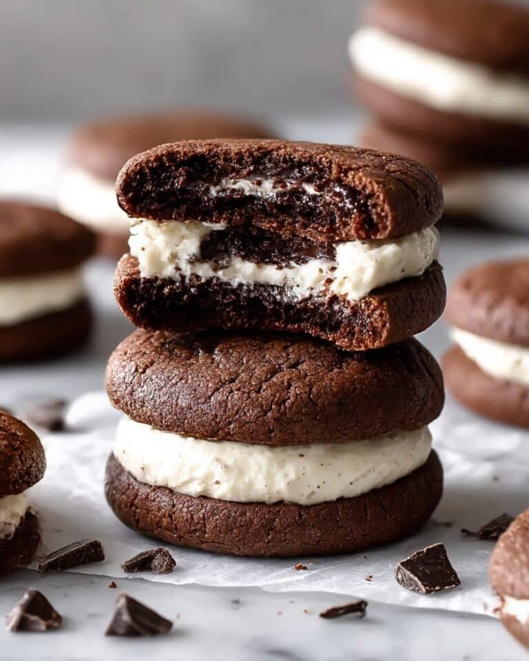 Brownie Cookie Sandwiches with Cookie Dough Buttercream Recipe
