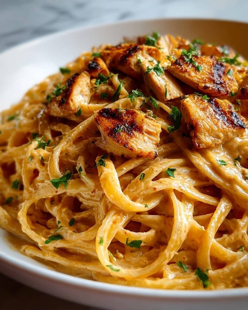 Cowboy Butter Chicken Linguine Recipe