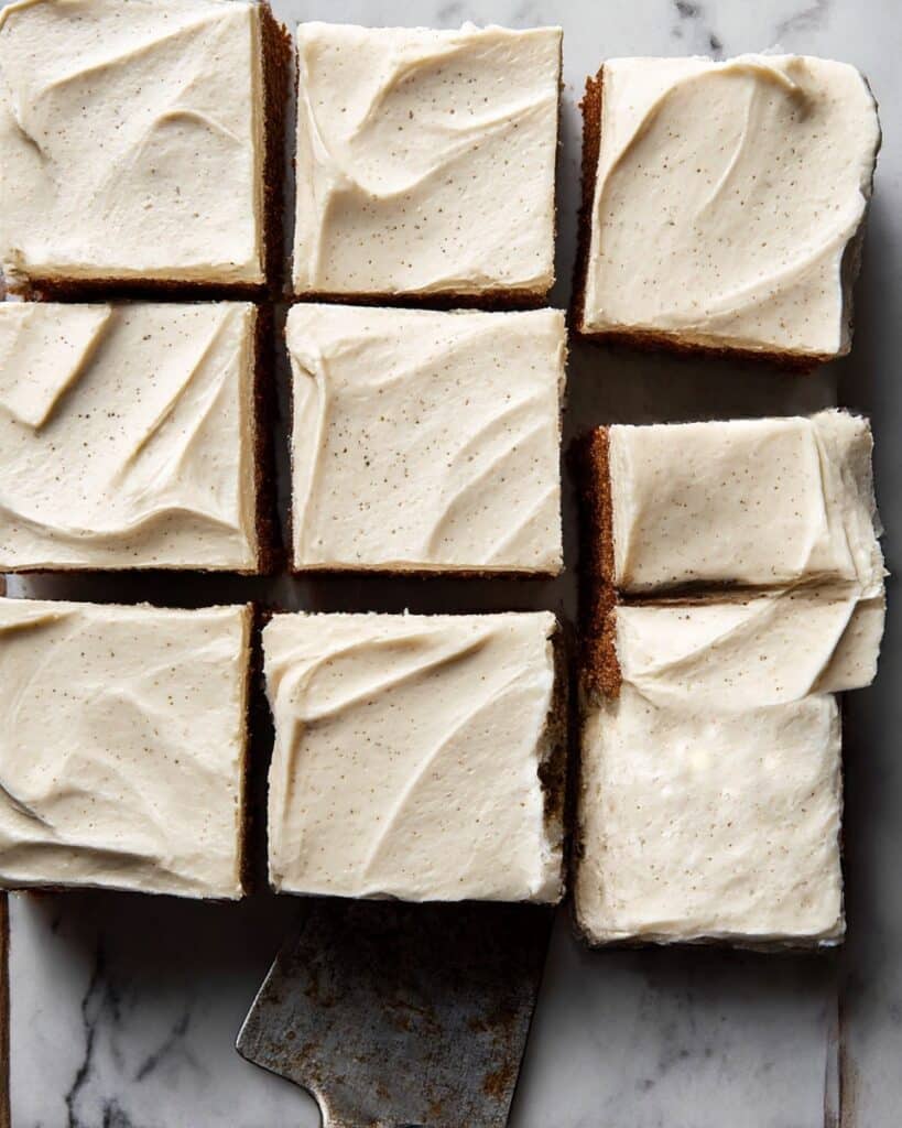 Frosted Gingerbread Brownies Recipe