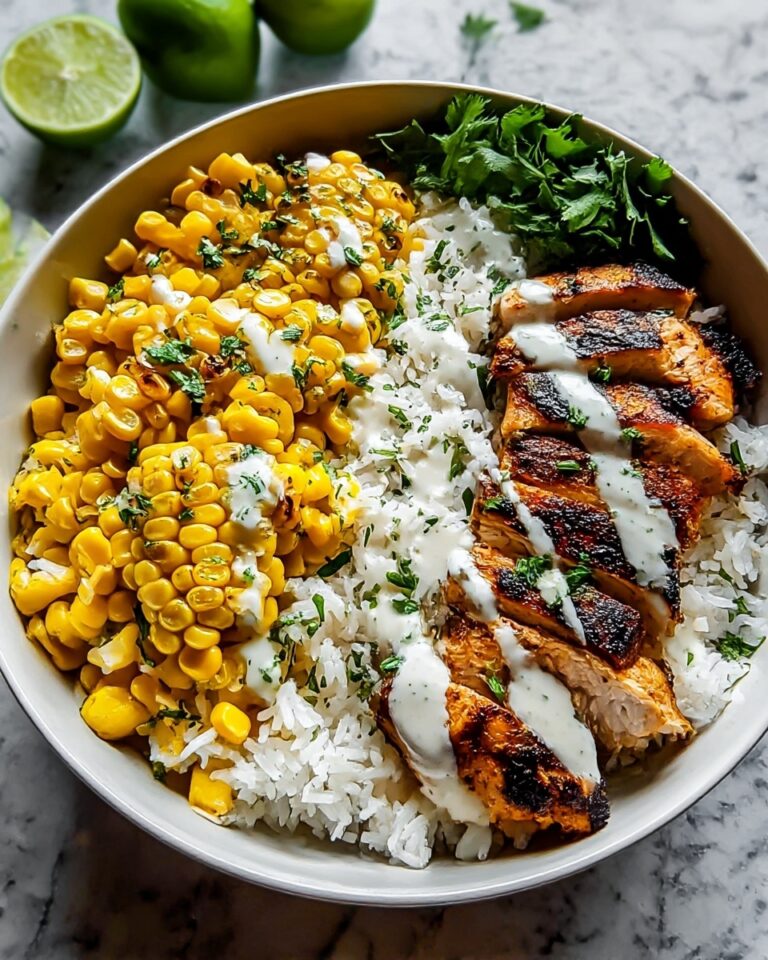 Street Corn Chicken Rice Bowl Recipe