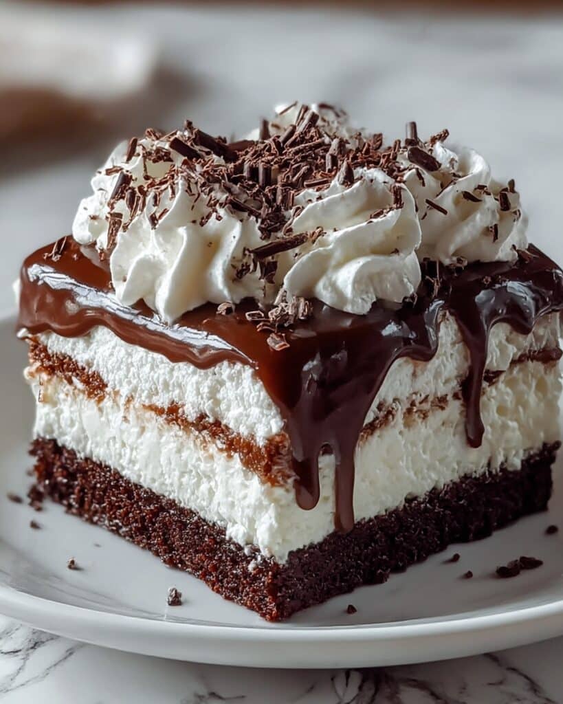 Brownie Refrigerator Cake Recipe