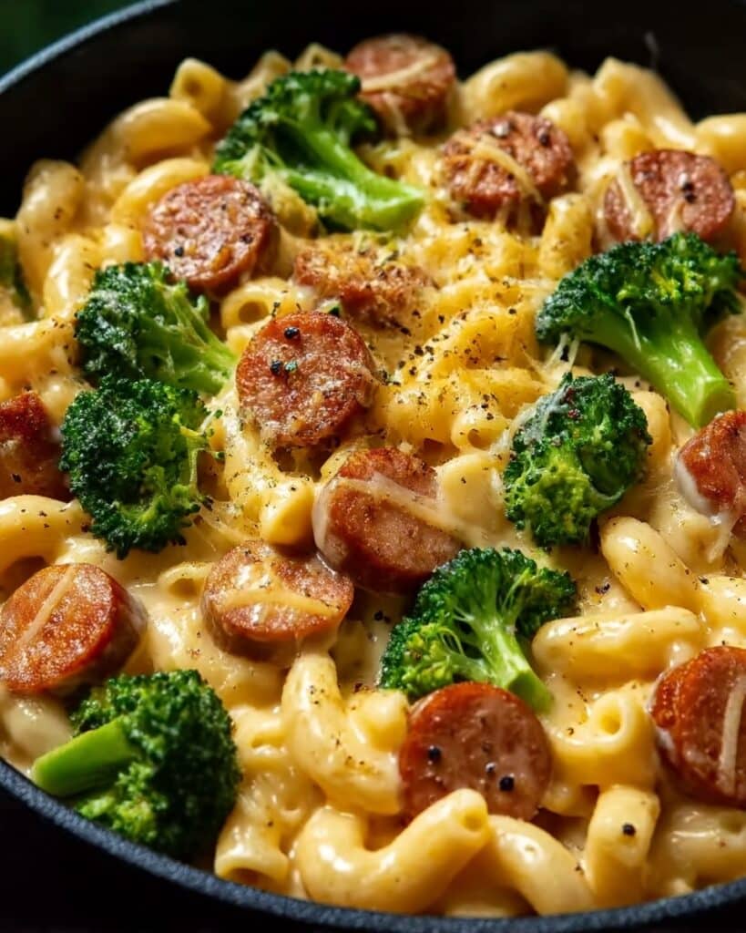 Creamy Turkey and Broccoli Penne Skillet Recipe