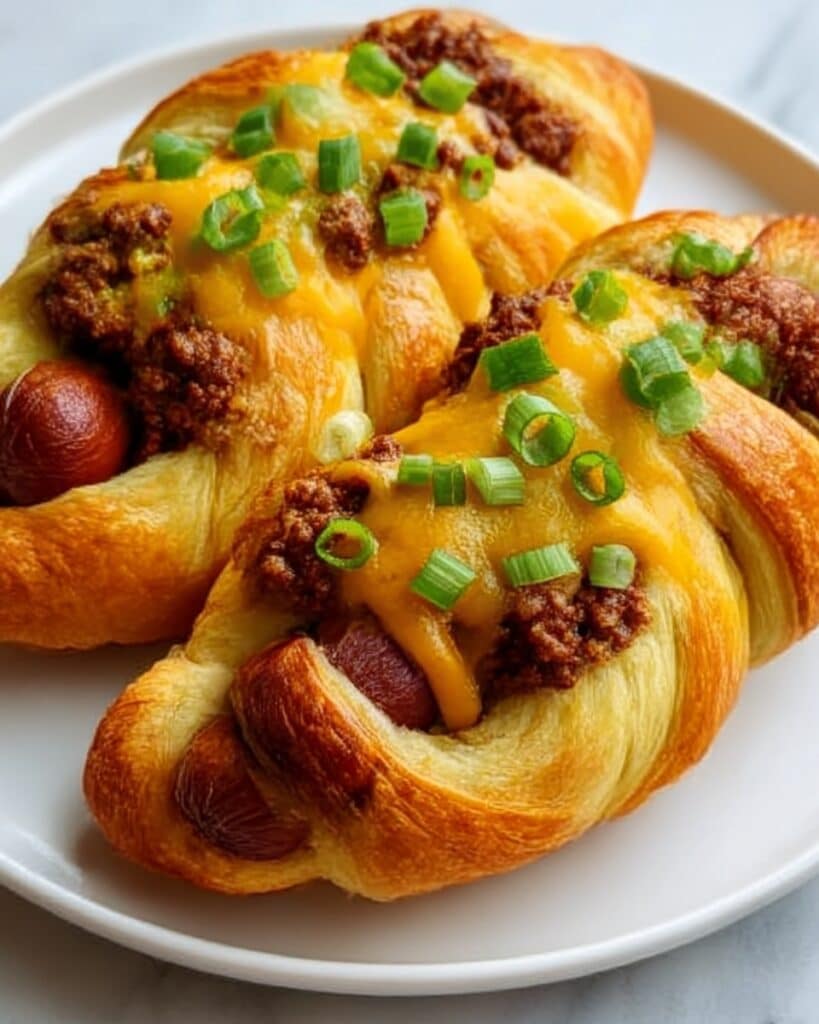 Crescent Roll Chili Dog Delights Recipe