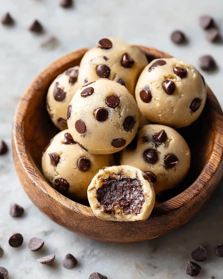 No-Bake Chocolate Chip Cookie Dough Brownie Bombs Recipe