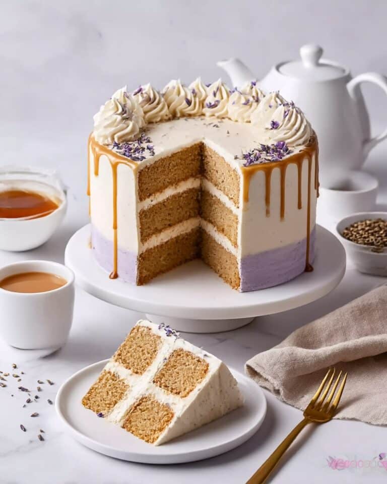 London Fog Cake with Earl Grey & Lavender Recipe