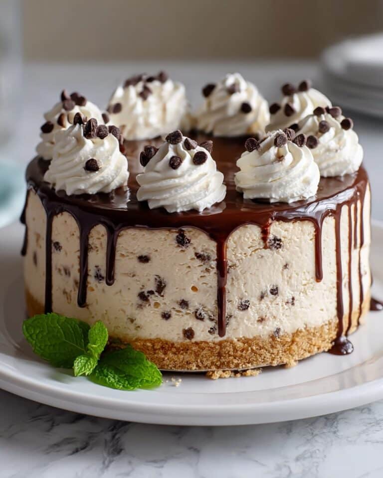 Decadent No Bake Cookie Dough Cheesecake Recipe