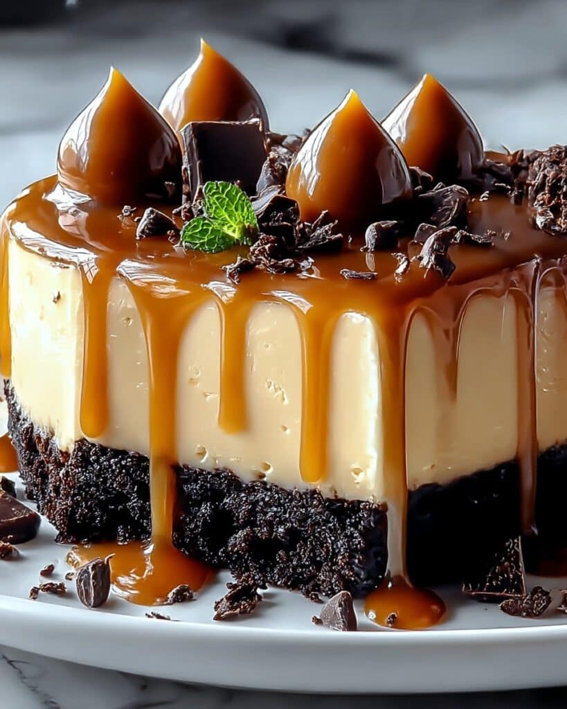 Irresistibly Rich Milky Way Caramel Cheesecake Brownies Recipe